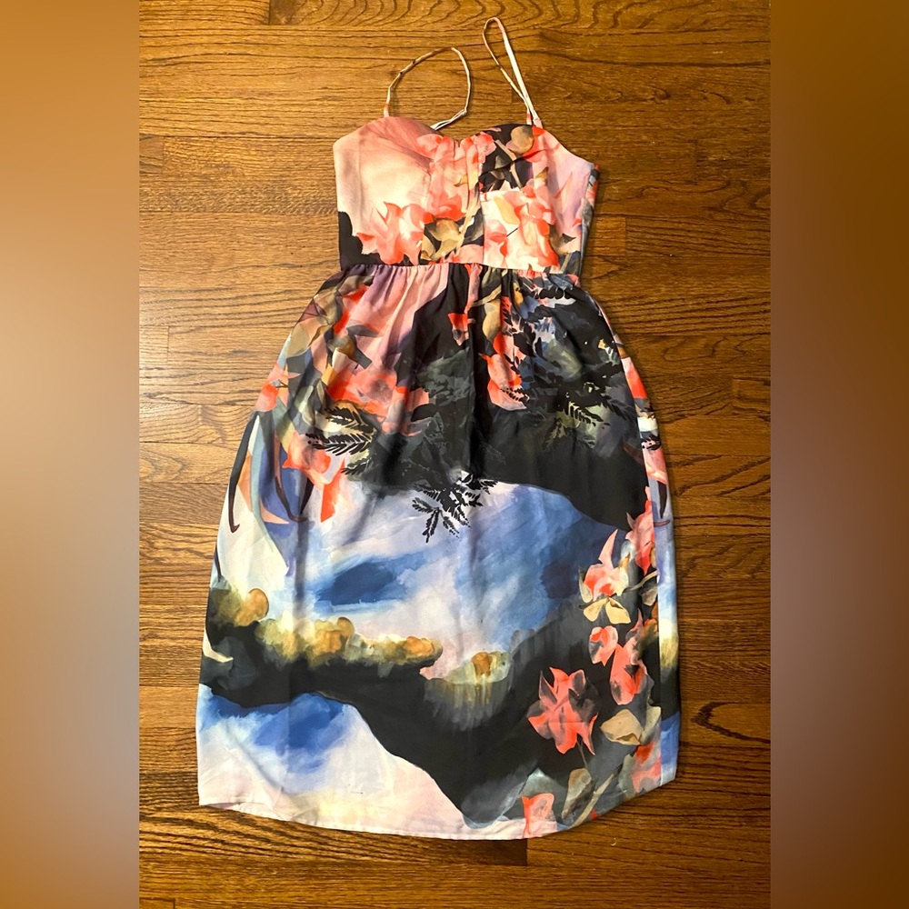 Anthropologie floral midi dress NEVER WORN- TAGS ON